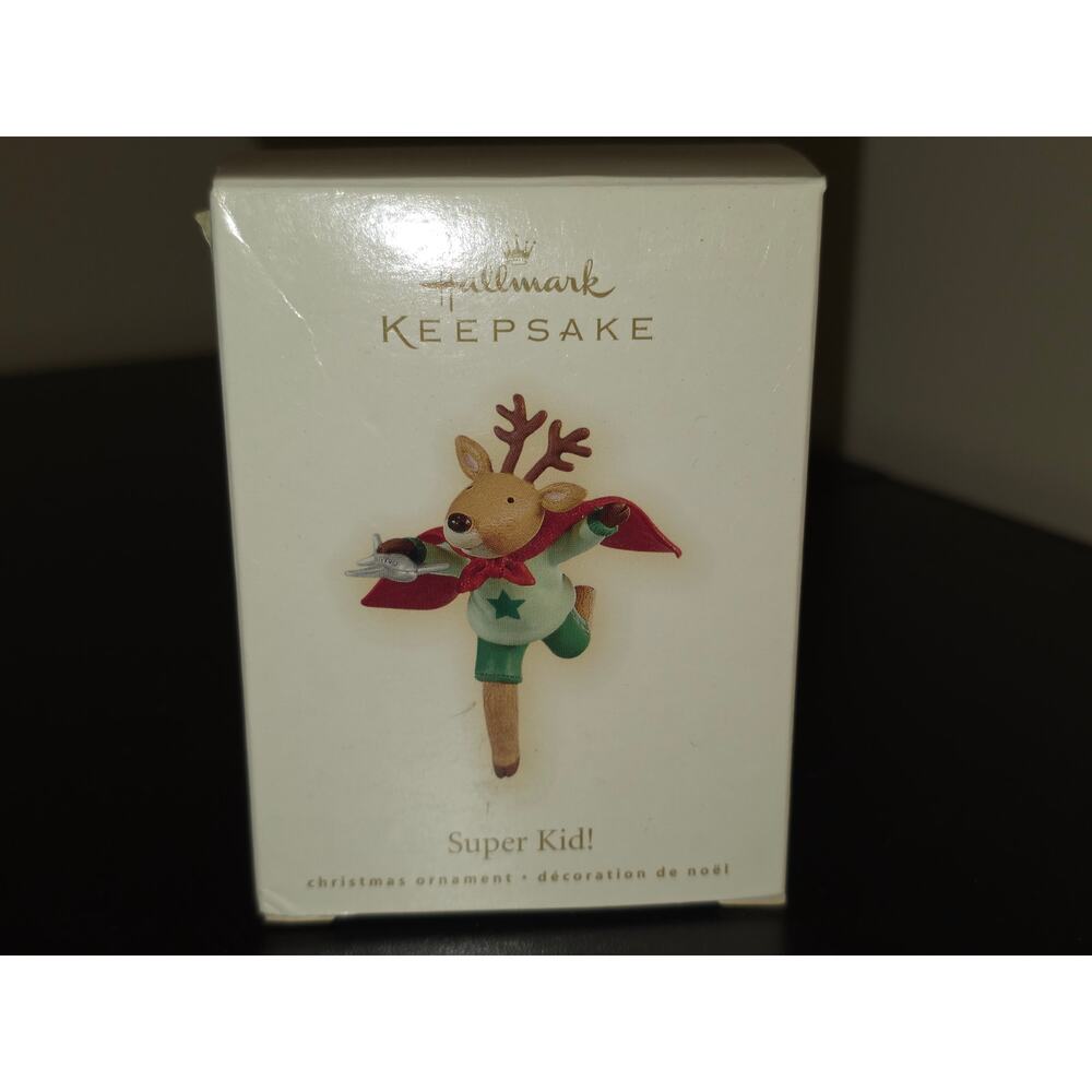 2009 Hallmark Keepsake Christmas Ornament - Super Kid! Reindeer